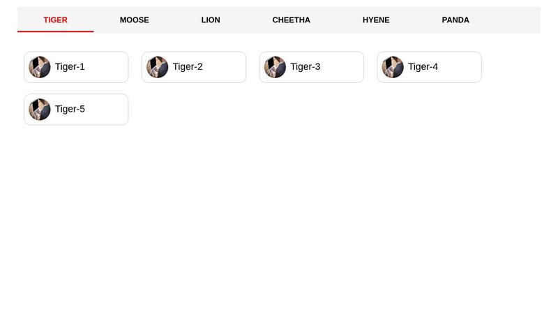 Horizontal Scrollable Tab - Using html, css and Jquery