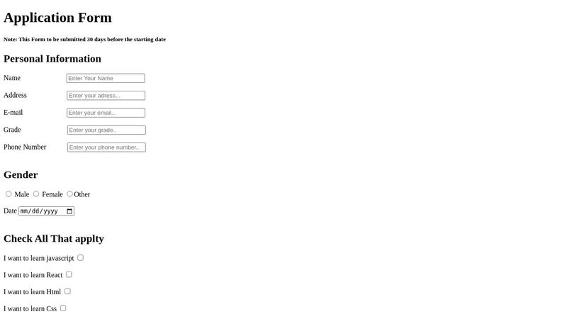 HTML & CSS Forms