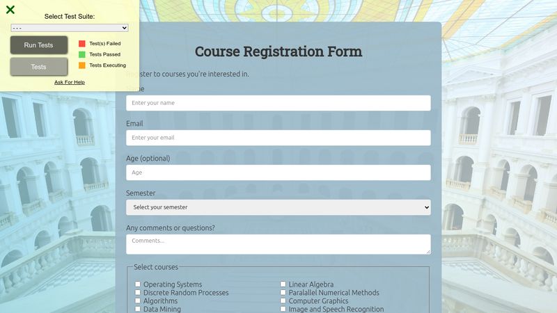 free code camp survey form answers