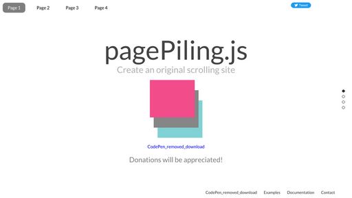 Pagepilling.js - Script Codes