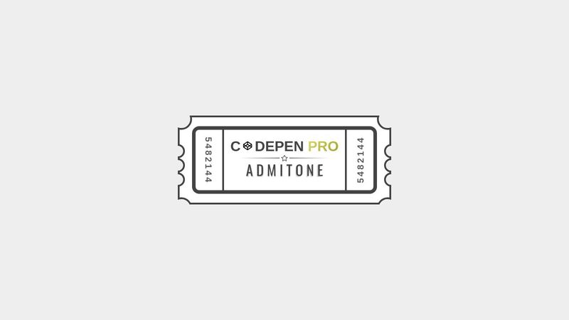 Codepen Ticket