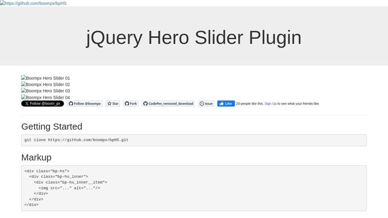 CodePen - jQuery Hero Slider Plugin