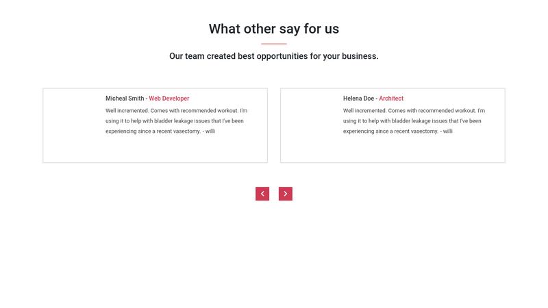 A simple bootstrap testimonial slider