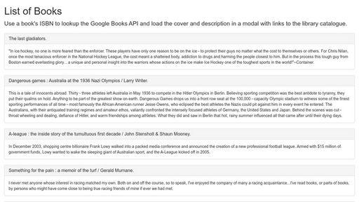 Fetching book covers with the Google Books API - Script Codes