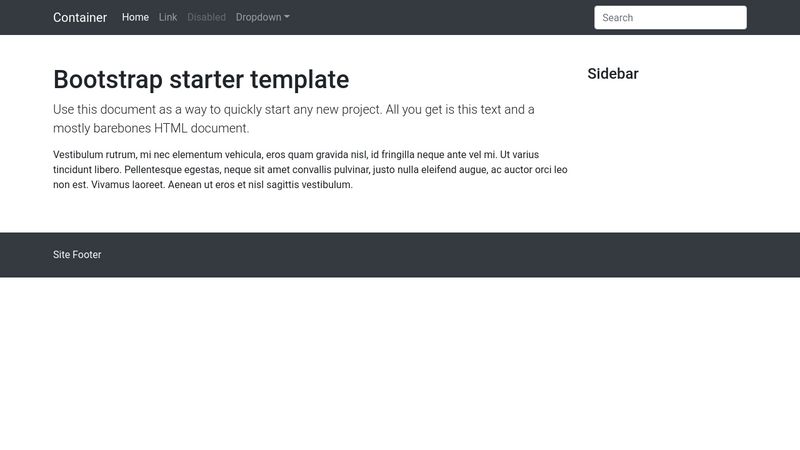 bootstrap-4-starter-template