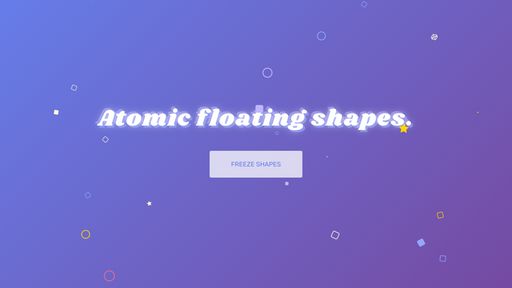 Floating background shapes animation - Script Codes