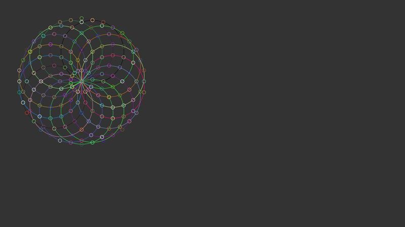CodePen - Flower of life with D3.JS