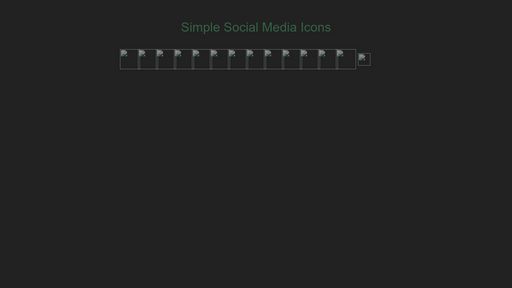 Social Media Animated Buttons - Script Codes