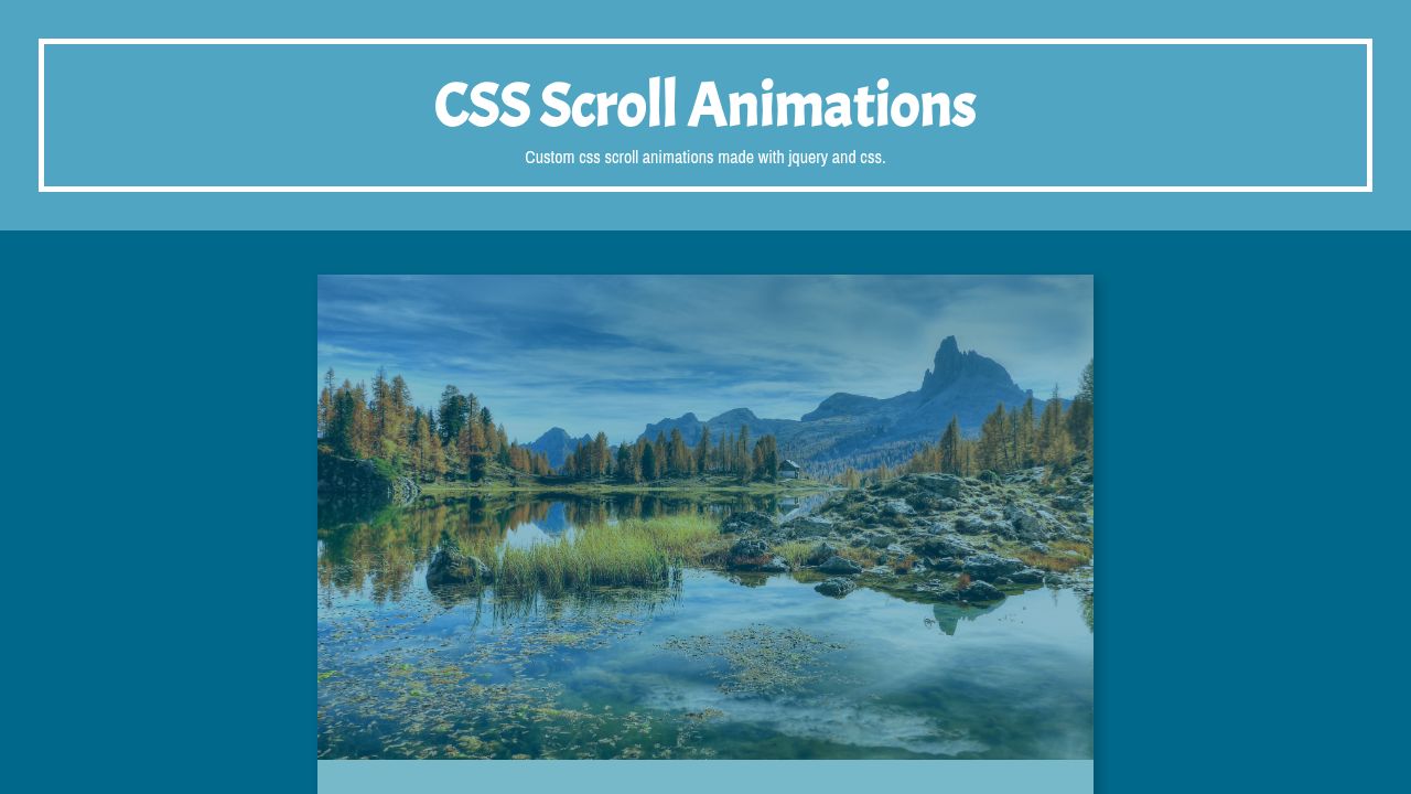Top 152 + Scroll animation codepen - Lestwinsonline.com