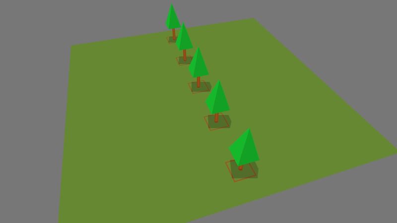Test 3D CSS trees