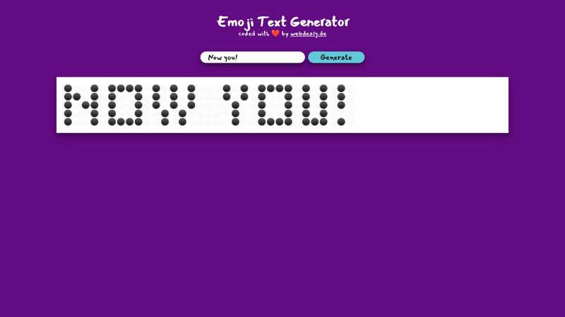 font and emoji generator