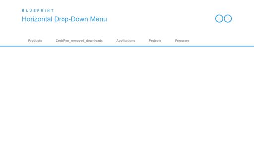 Horizontal Drop Down Menu - Script Codes