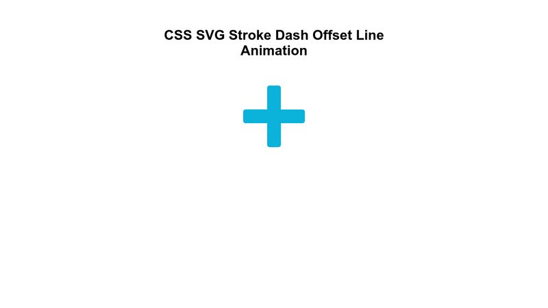 CSS SVG Stroke Dash Offset Line Animation
