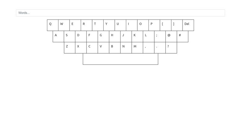 Virtual keyboard (Vue.js)