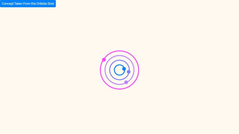 Pure CSS Planet Spinner