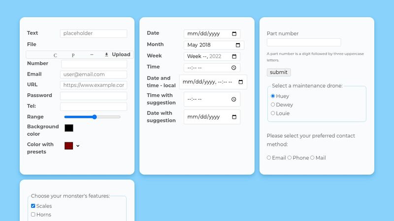 UI Elements: Input