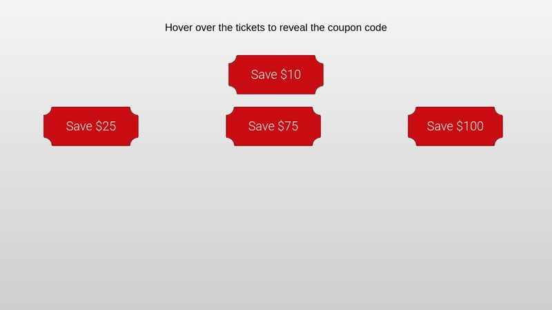 CSS Coupon Ticket