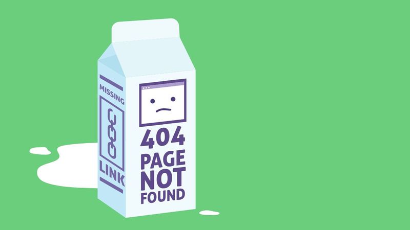 GSAP: SVG Animation 404 Error Milk Carton
