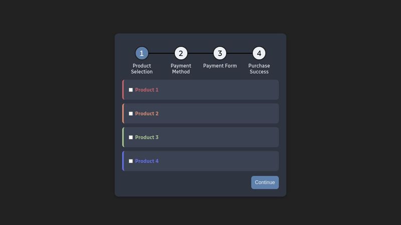 Purchase form ( HTML + CSS ) image.