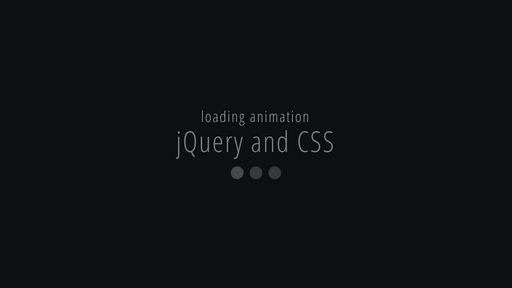 Loading animation - Script Codes