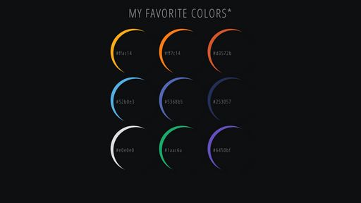 My favorite colors - Script Codes