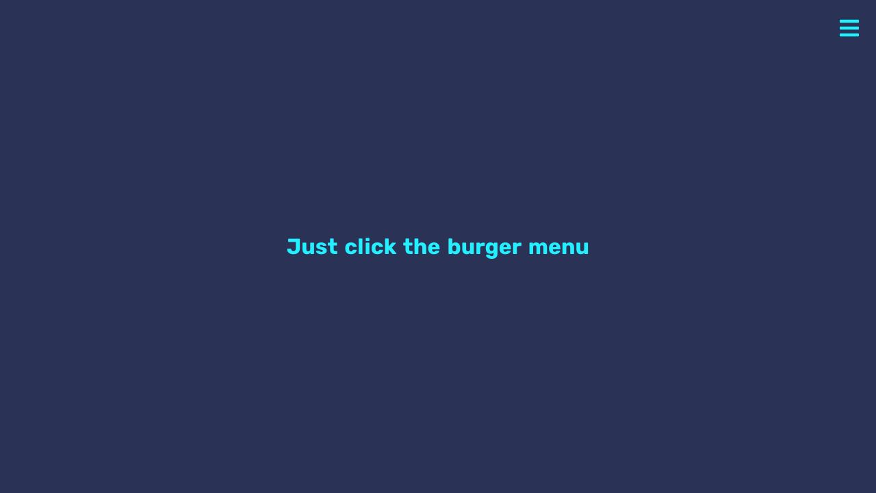 Pens tagged 'burger-menu' on CodePen