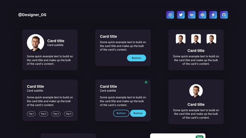 Bootstrap card design part-1