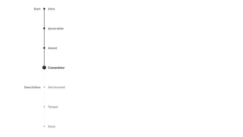 Responsive Vertical Progress Steps