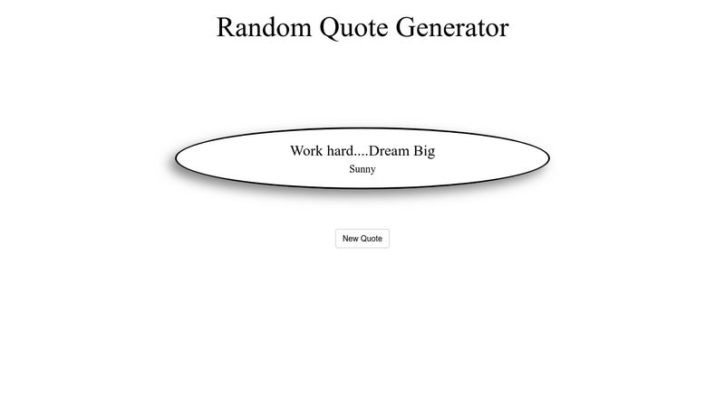 Quote Generator