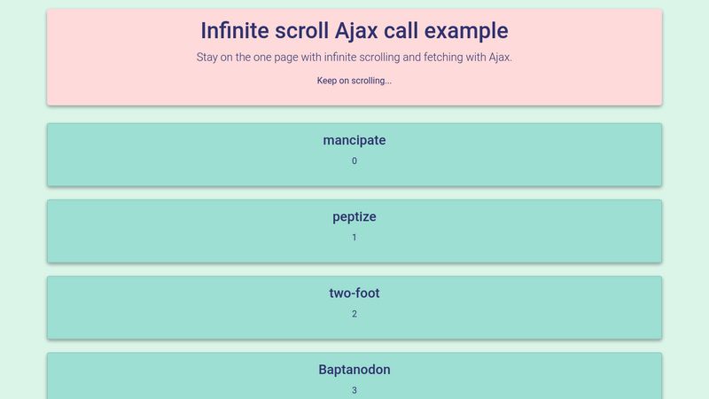 Simple Ajax Call Example Javascript