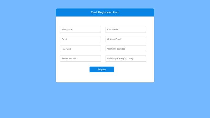 Email Registration