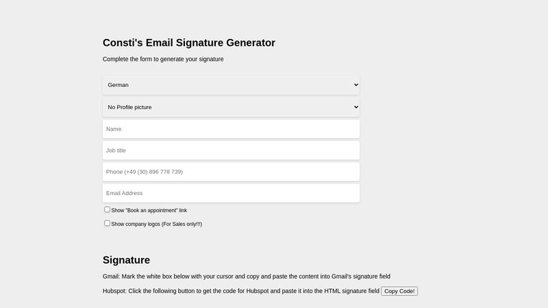 Email Signature Generator V2022 email-signature-generator-v2022