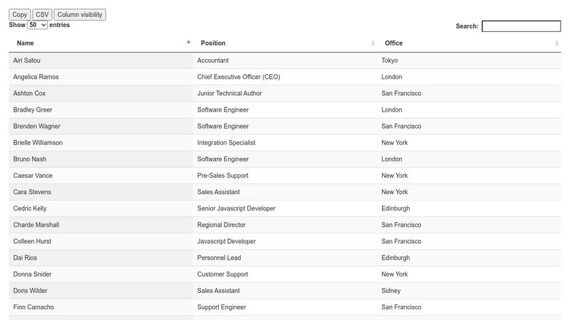 jquery-datatable-example