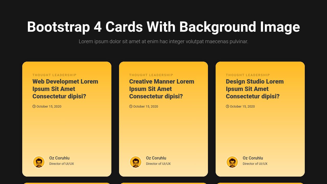 Bootstrap 4 Cards Border Colors Codepen - Printable Cards