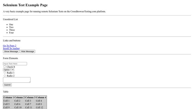 selenium-test-example-page