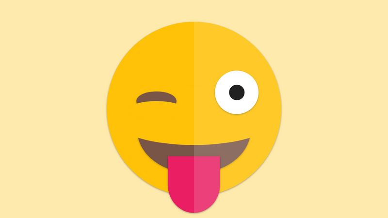 Material Design - Responsive Tongue Out Smiley Face [Pure CSS Gif Animation]