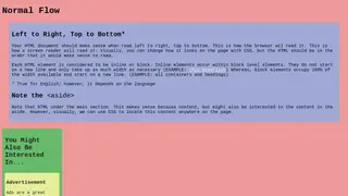 ACTIVITY // BASIC CSS & HTML NORMAL FLOW