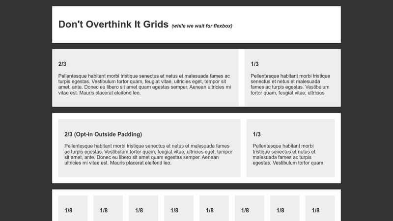 Dont Overthink It Grids 6214