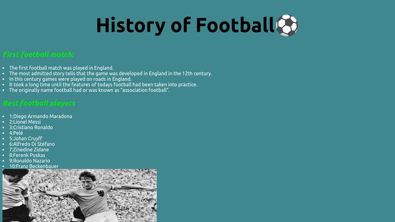 history-of-football