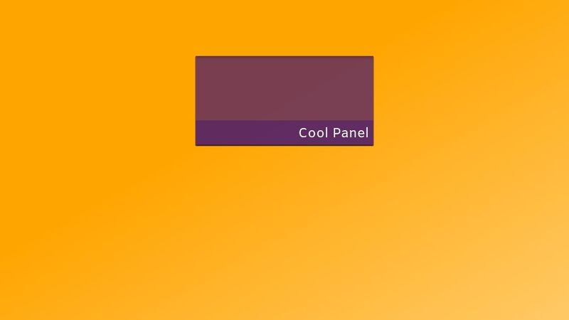 css panel reveal