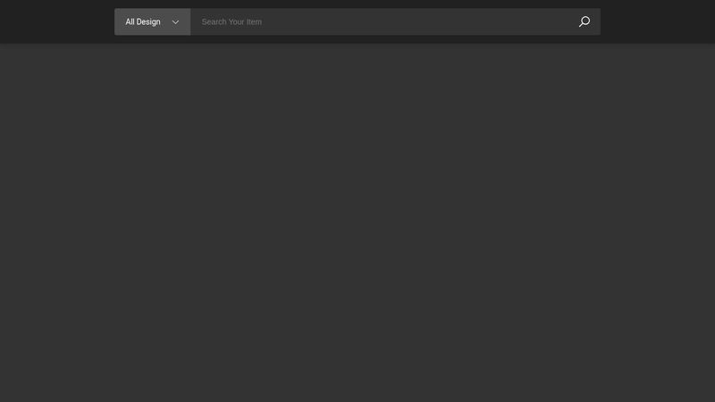 Search Bar With Dropdown Pure CSS