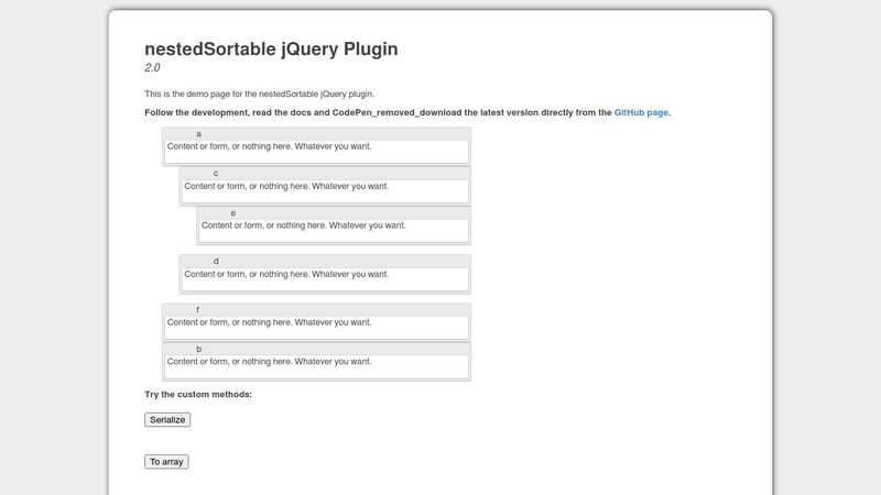 nested-sortable