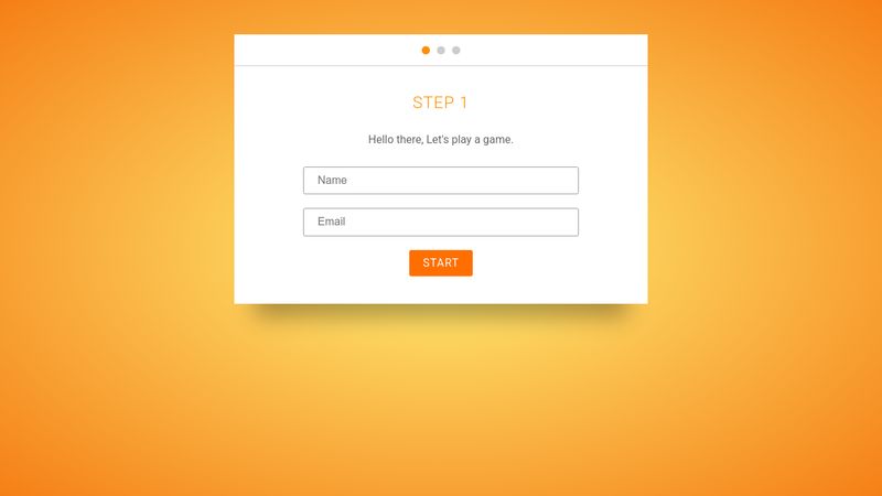 CodePen - Step By Step Form