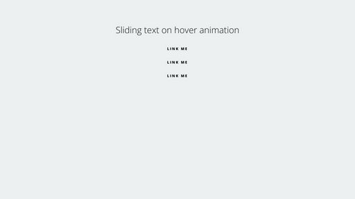 Sliding link on hover - Script Codes