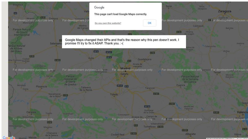 Custom CSS styles and animations in Google Maps markers