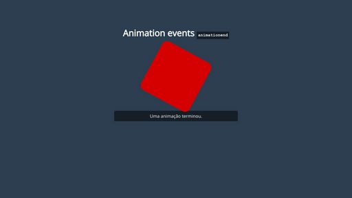 Animation events: animationend Example - Script Codes