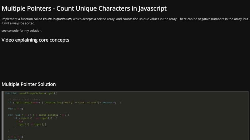 multiple-pointers-count-unique-characters-in-javascript