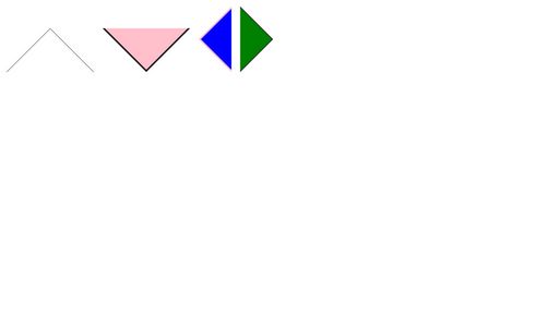 CSS triangles with border - Script Codes