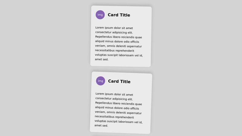 sticky card (HTML & CSS)