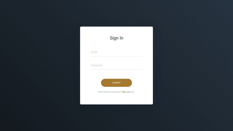 Login Form UI